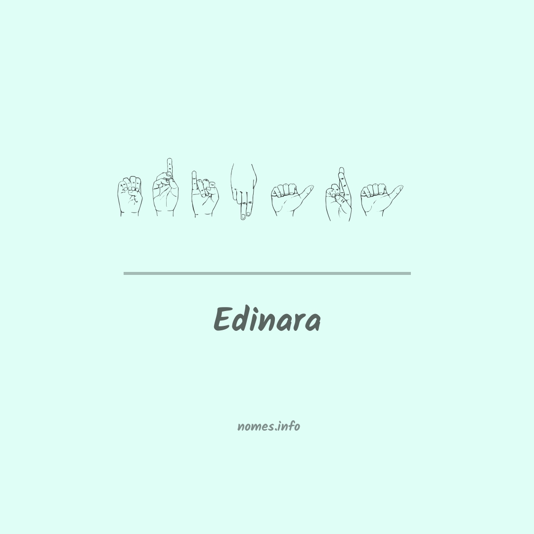 Edinara em Libras