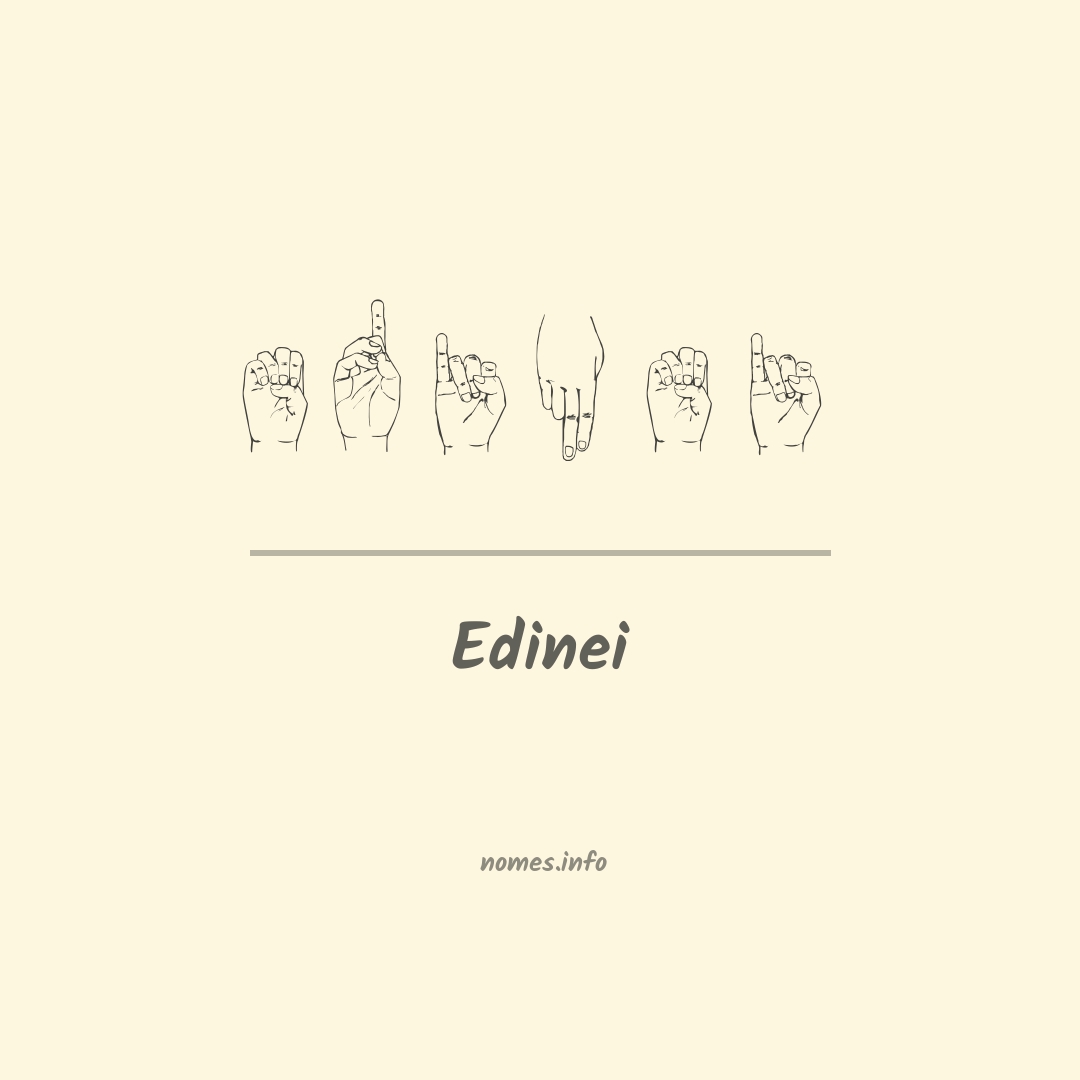 Edinei em Libras