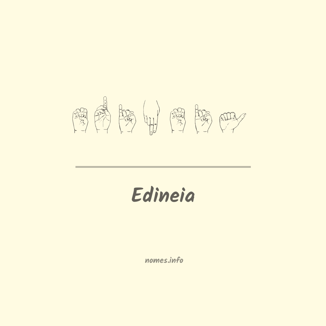 Edineia em Libras