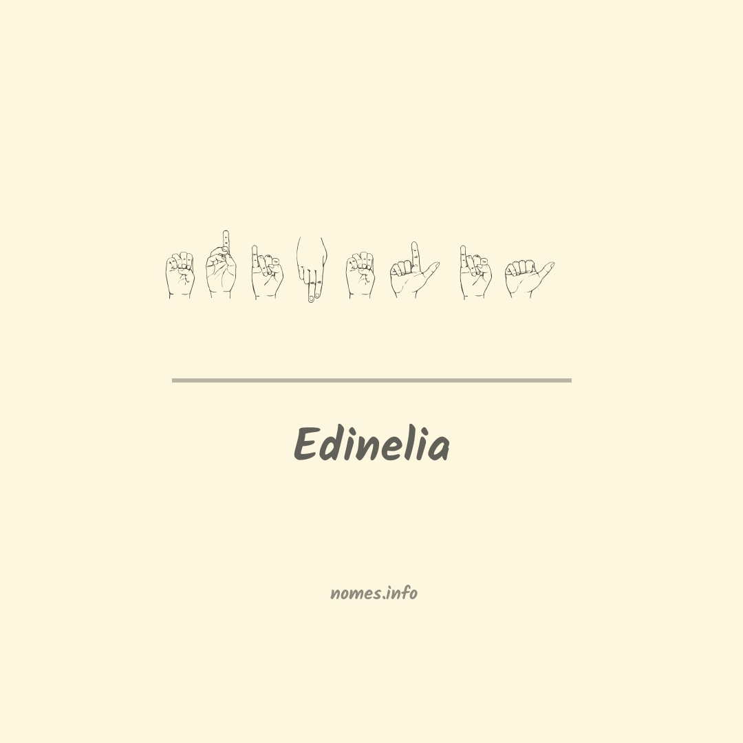 Edinelia em Libras