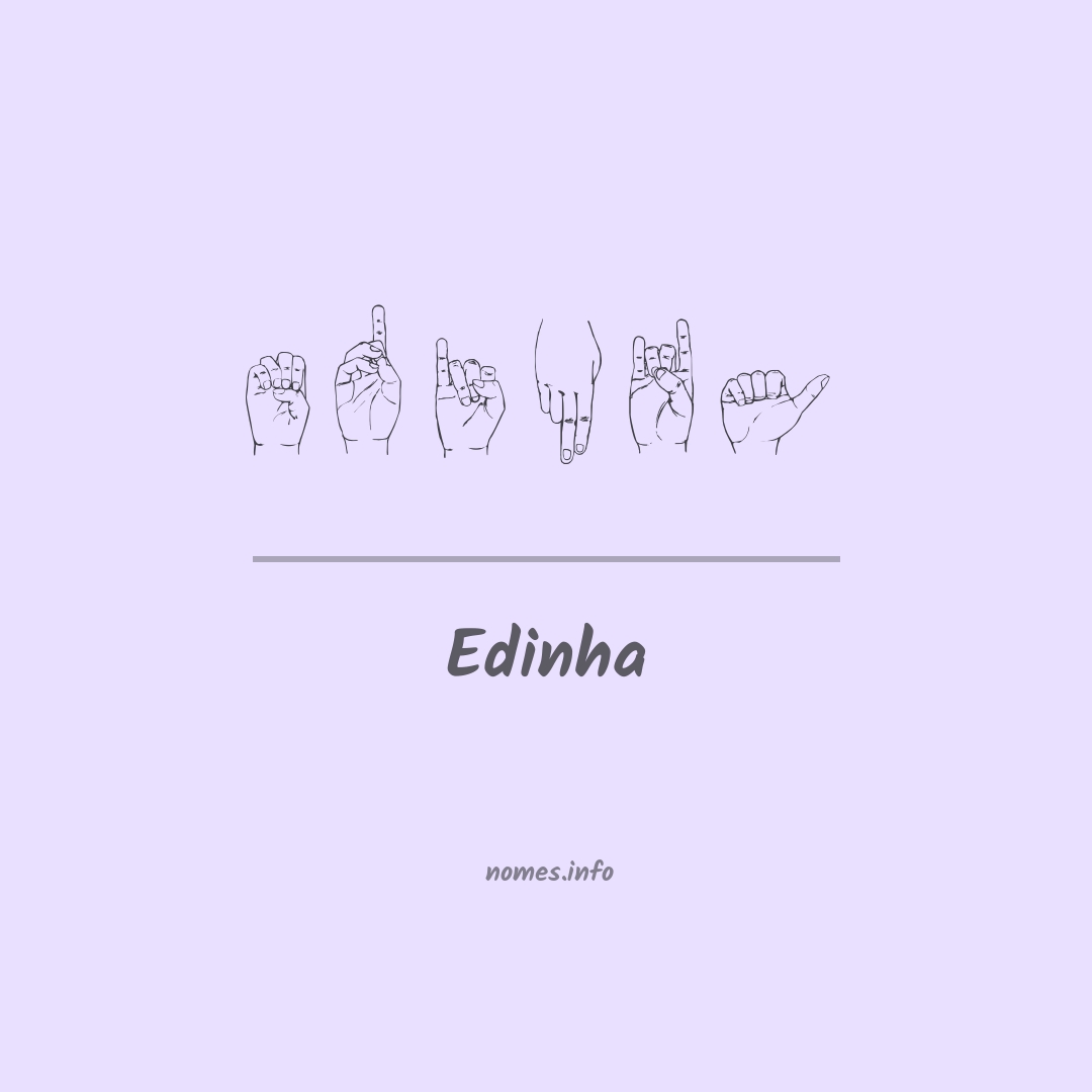 Edinha em Libras