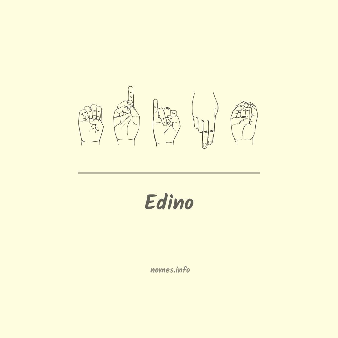 Edino em Libras