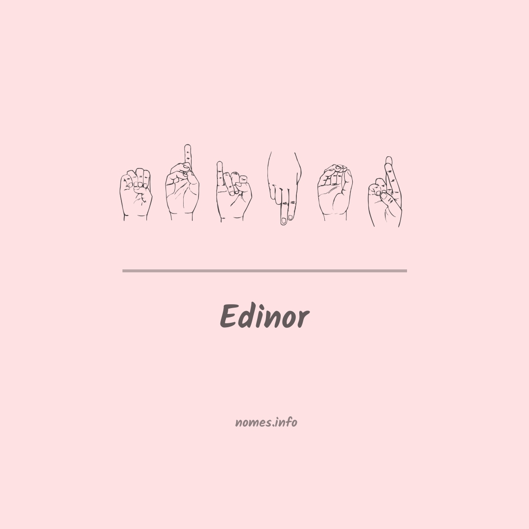 Edinor em Libras