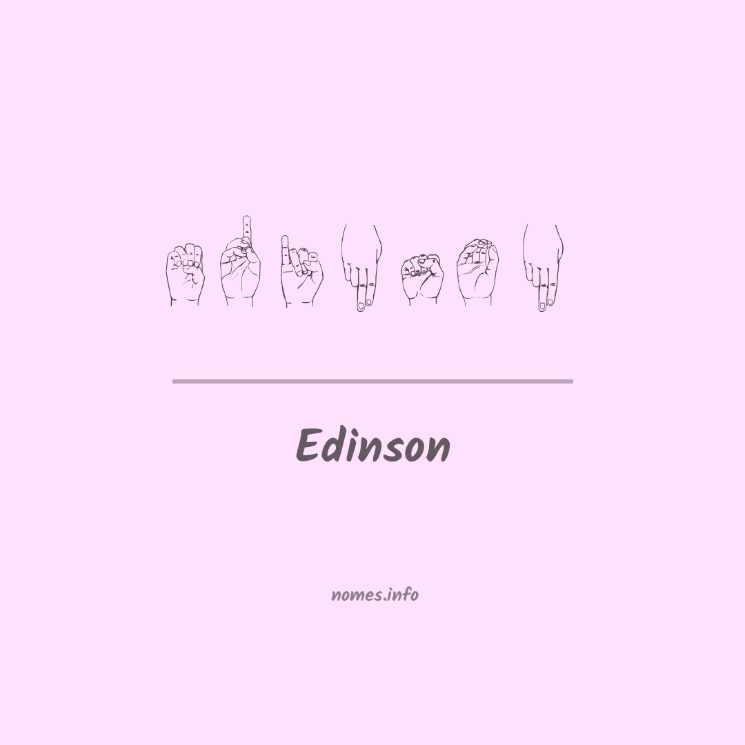 Edinson em Libras