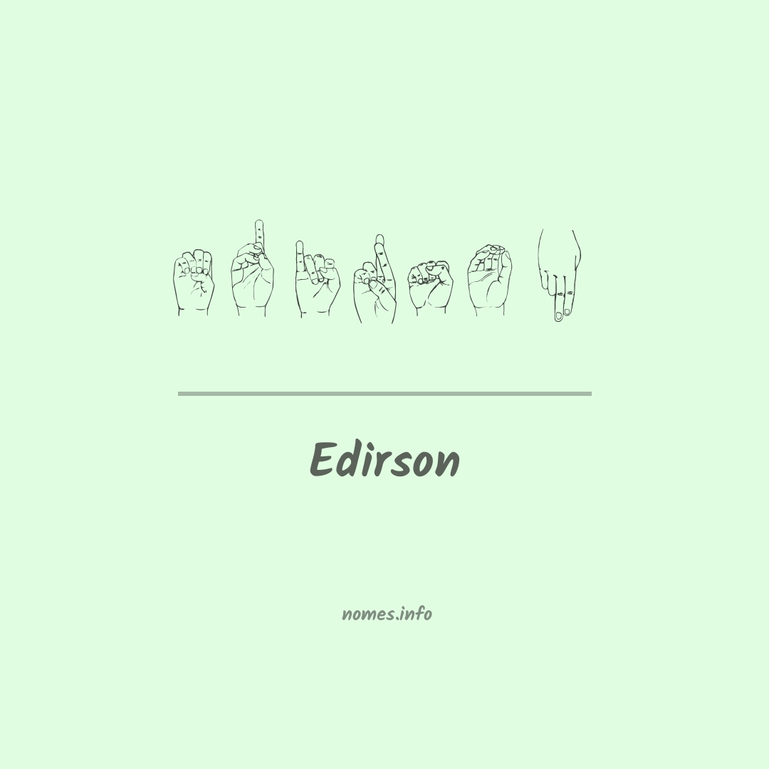 Edirson em Libras