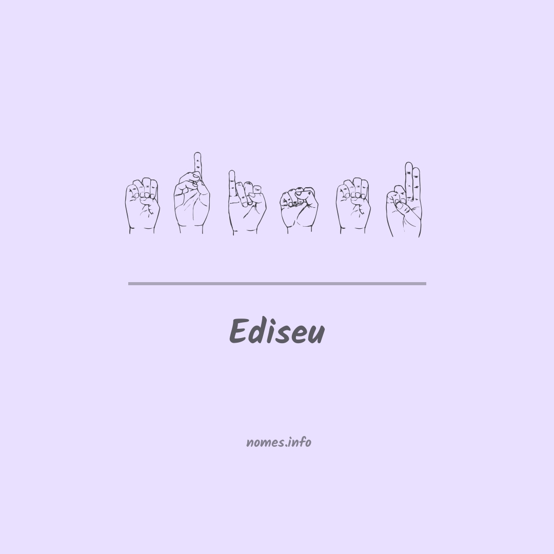 Ediseu em Libras