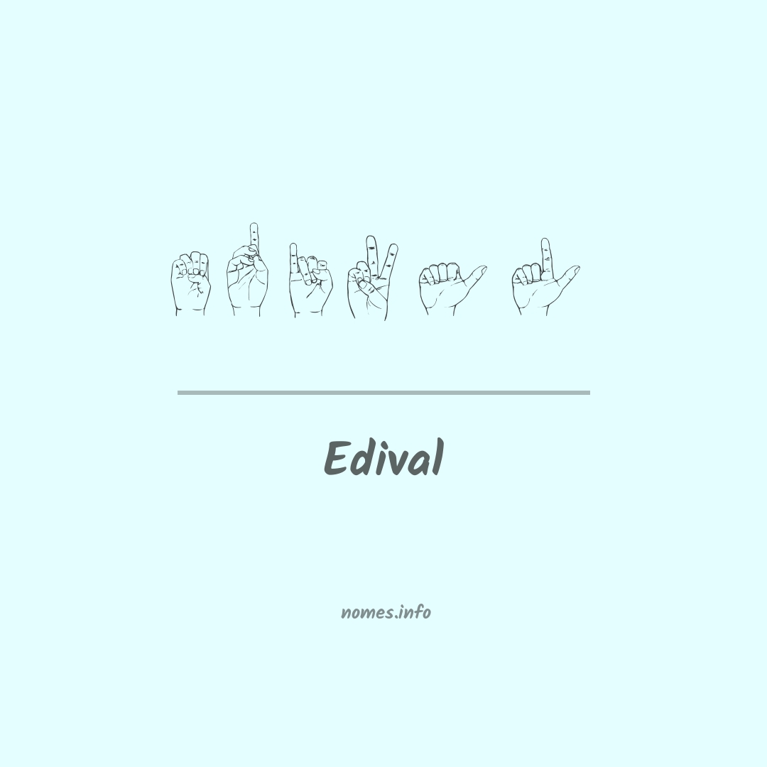 Edival em Libras
