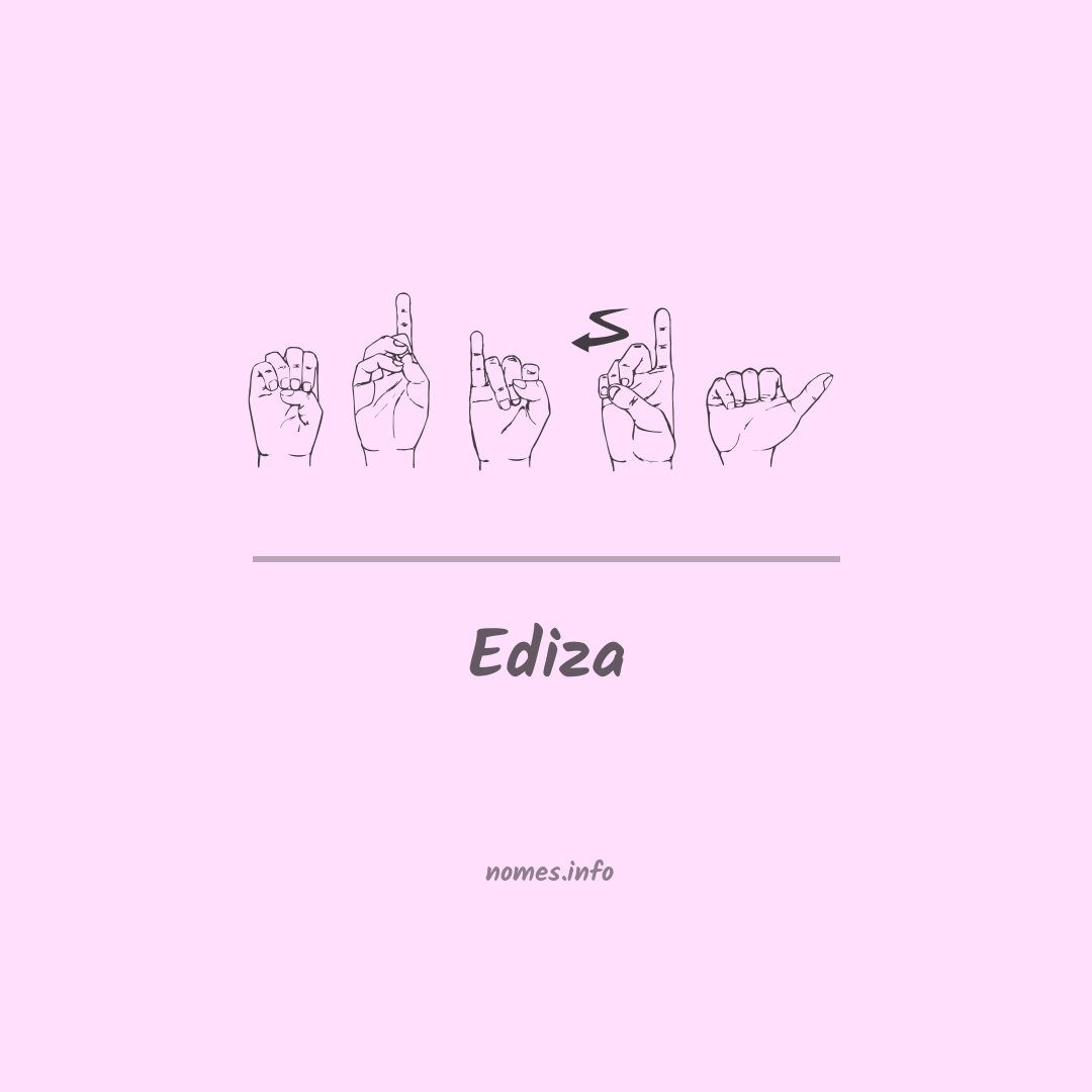 Ediza em Libras