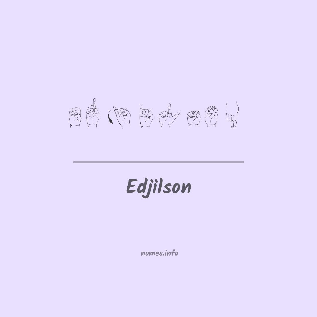 Edjilson em Libras