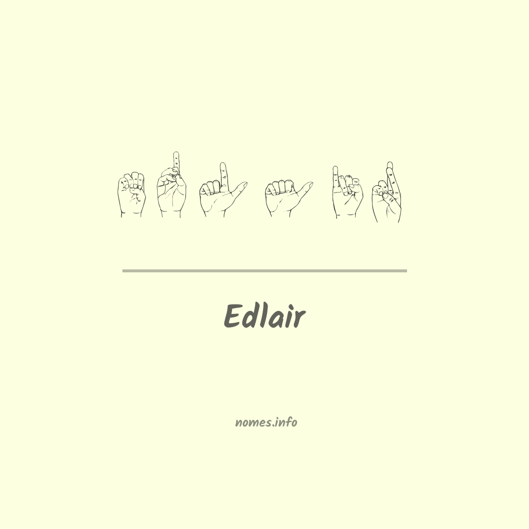 Edlair em Libras