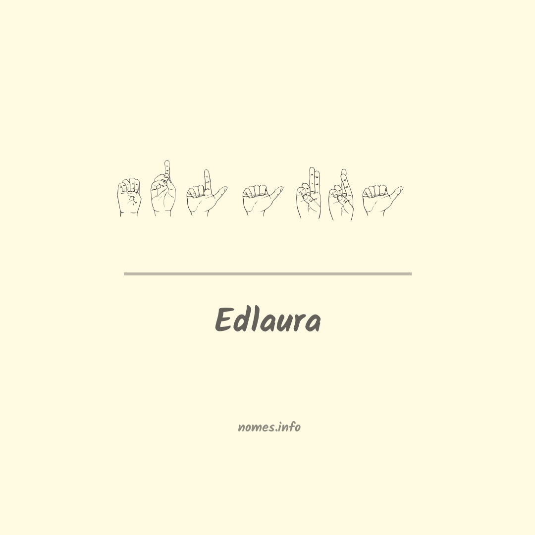 Edlaura em Libras