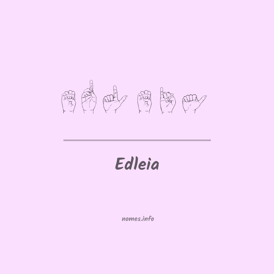Edleia em Libras