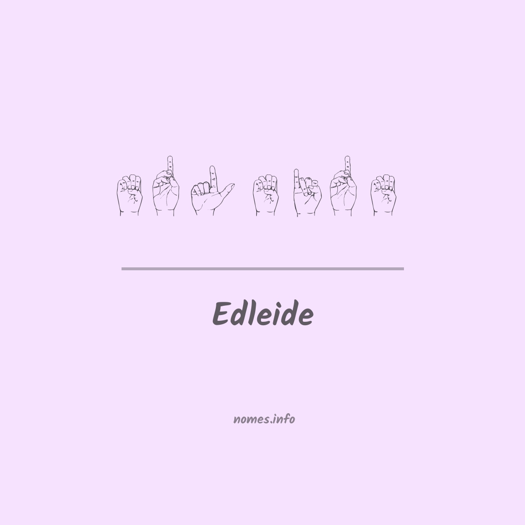 Edleide em Libras