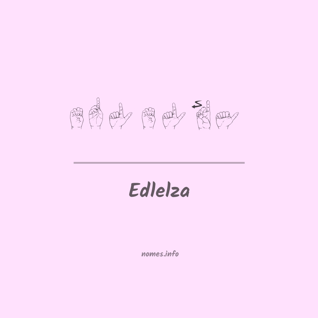 Edlelza em Libras