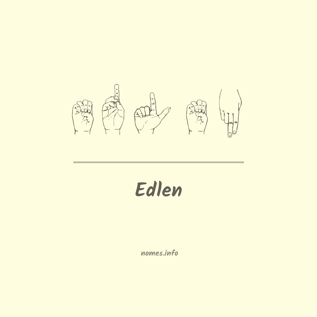 Edlen em Libras