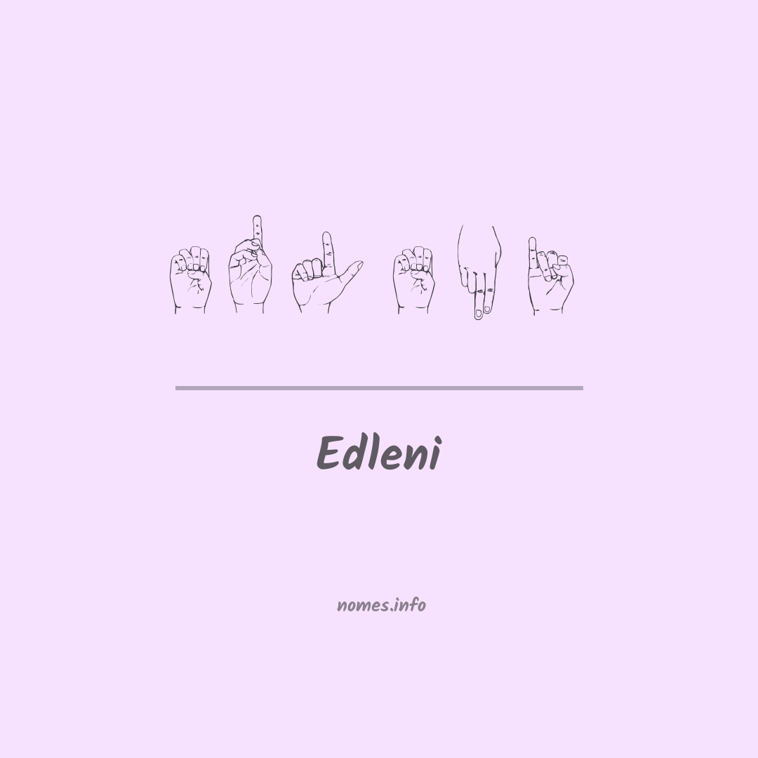Edleni em Libras