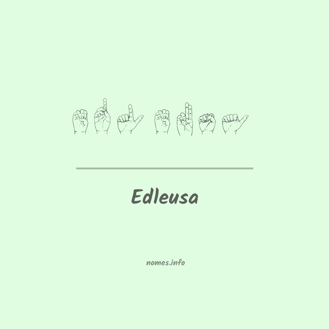 Edleusa em Libras