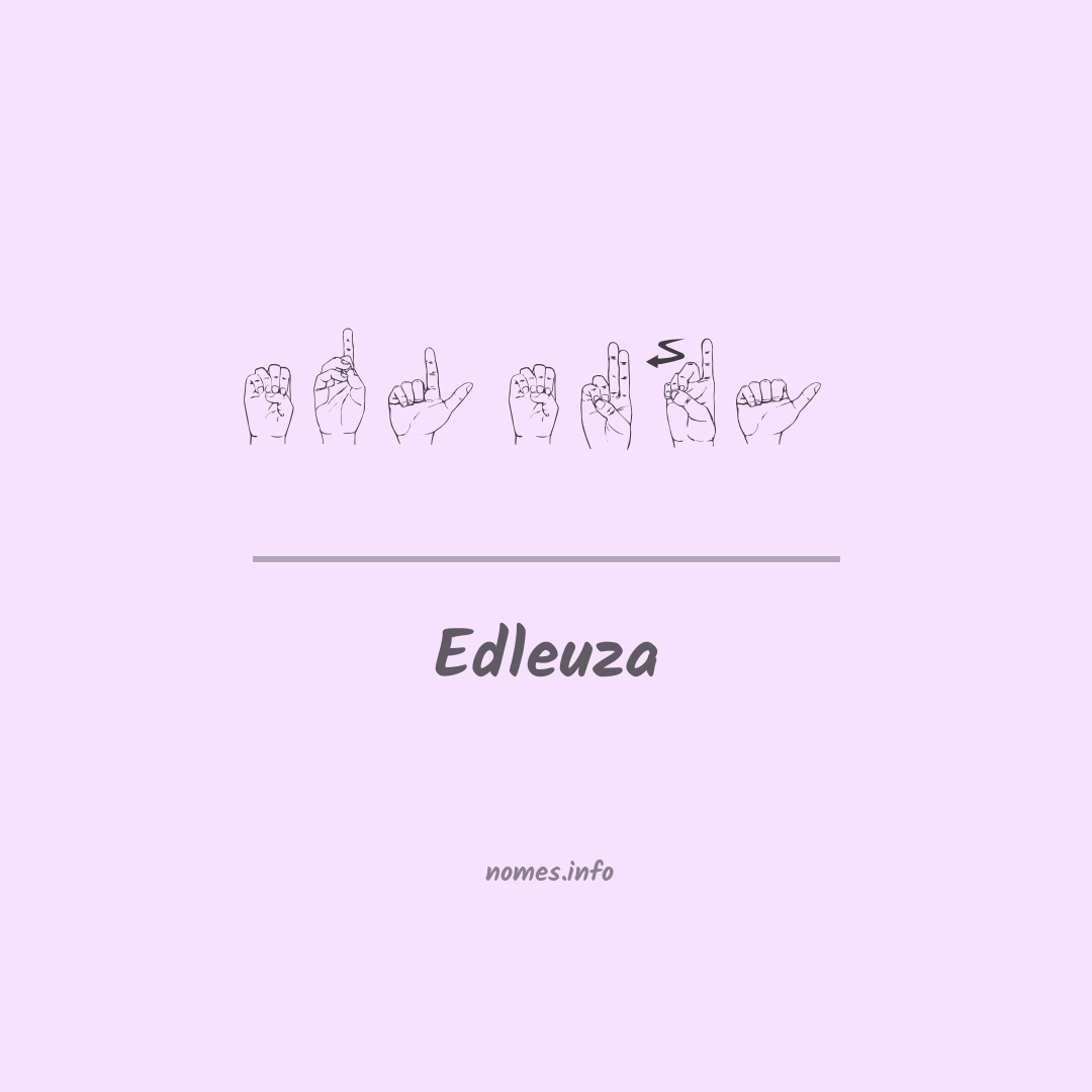 Edleuza em Libras