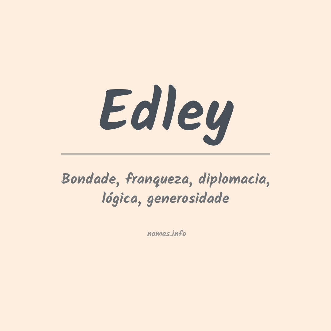 Significado do nome Edley