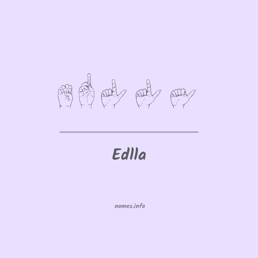 Edlla em Libras