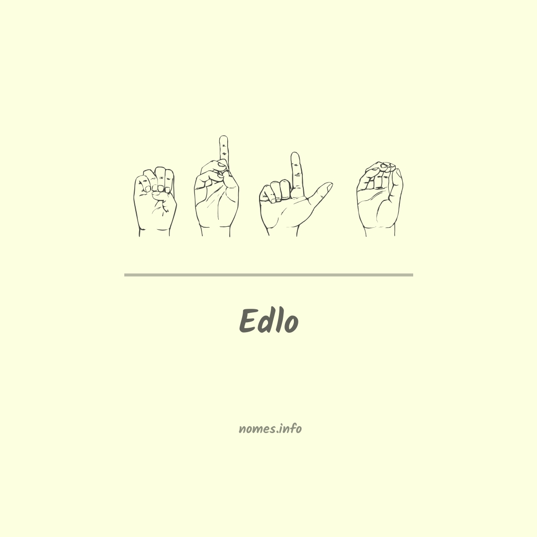 Edlo em Libras