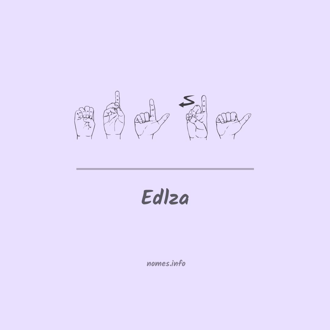 Edlza em Libras