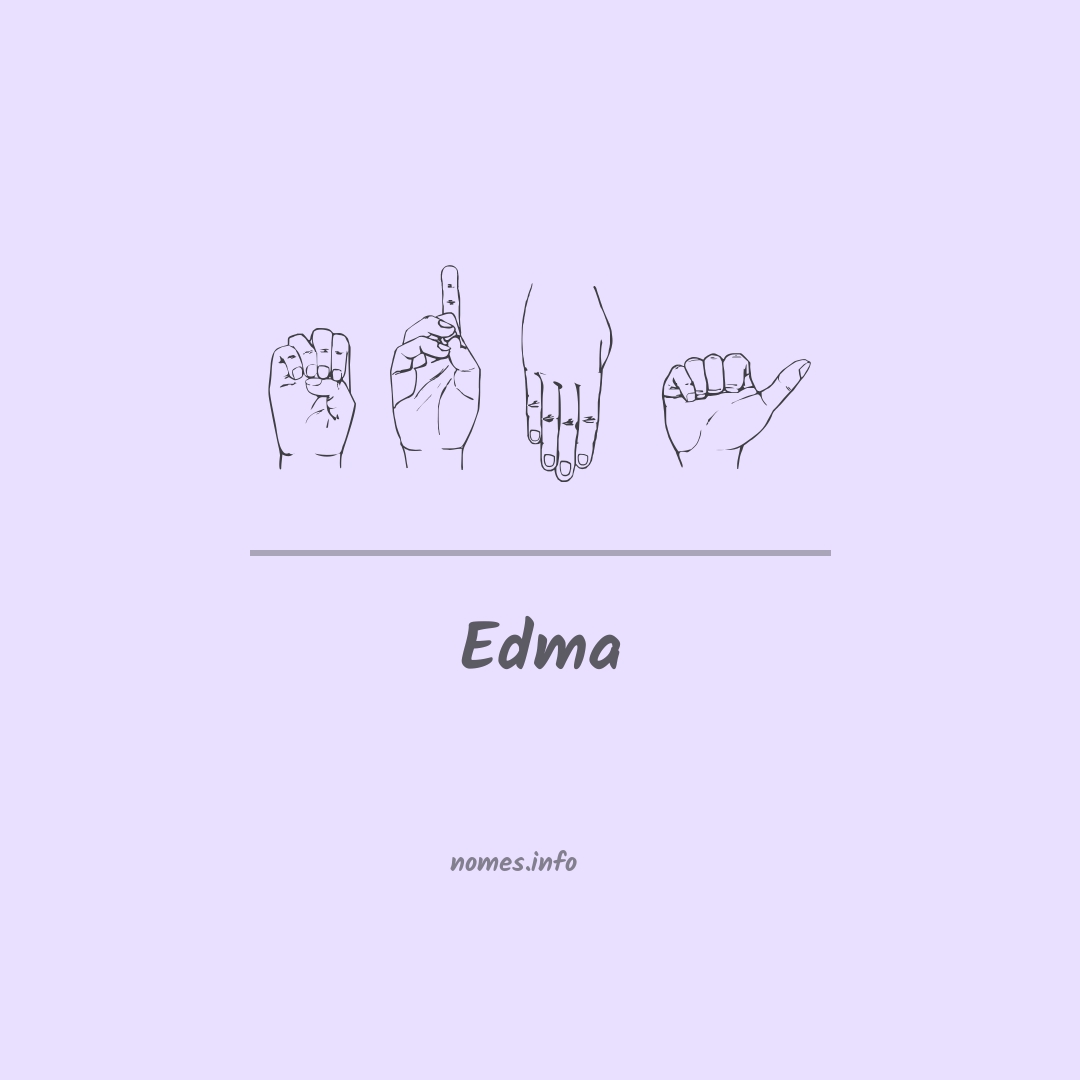 Edma em Libras