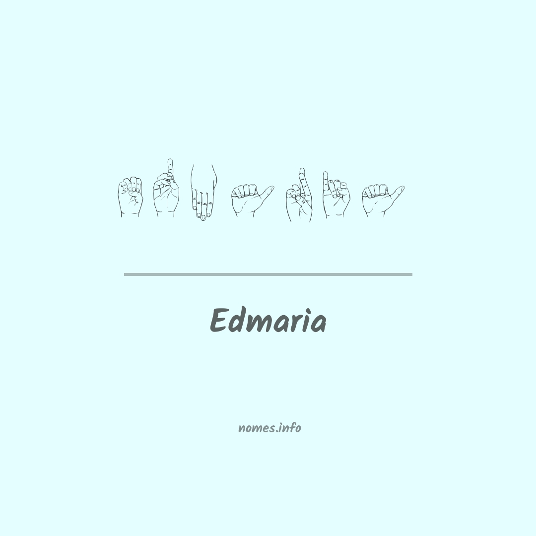 Edmaria em Libras