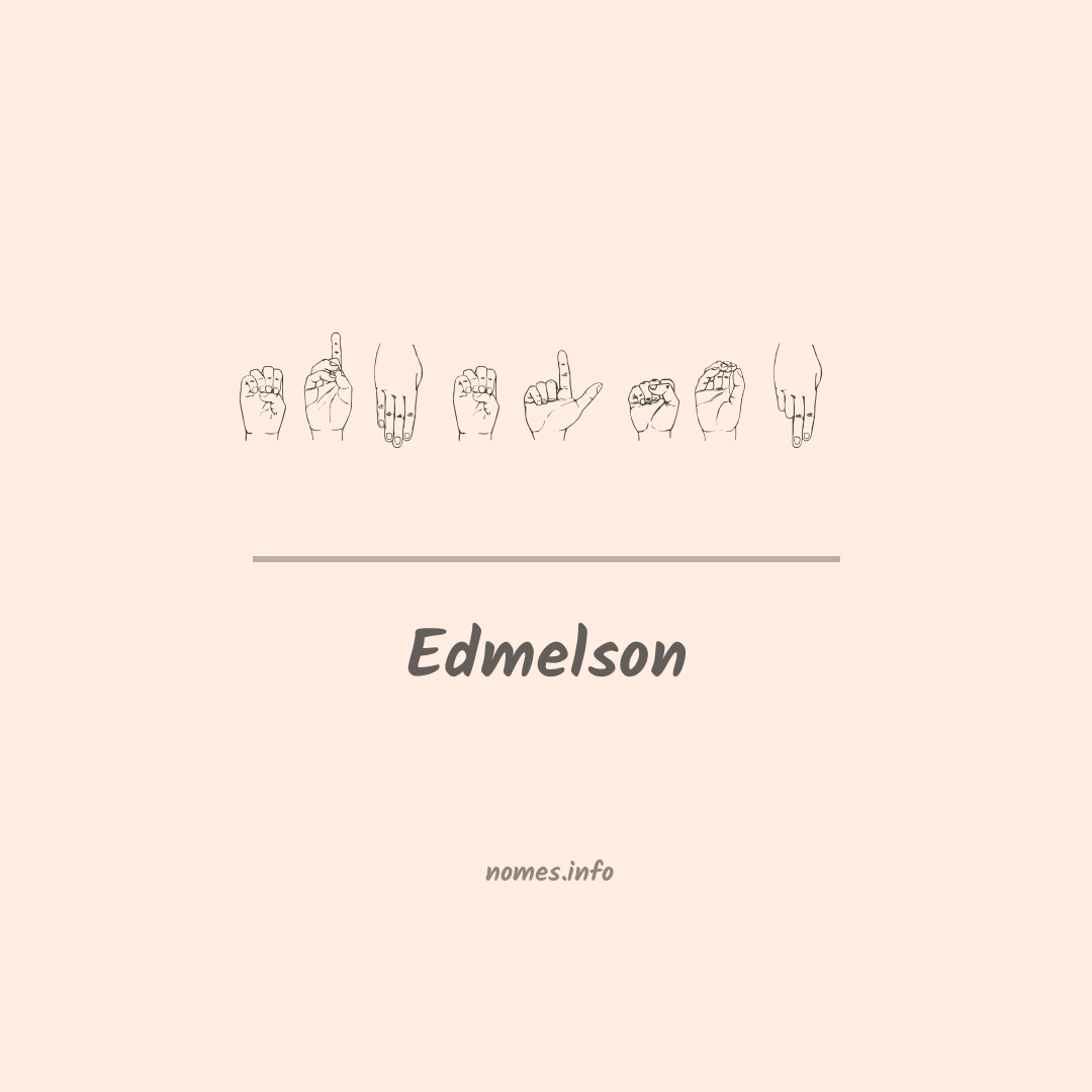 Edmelson em Libras