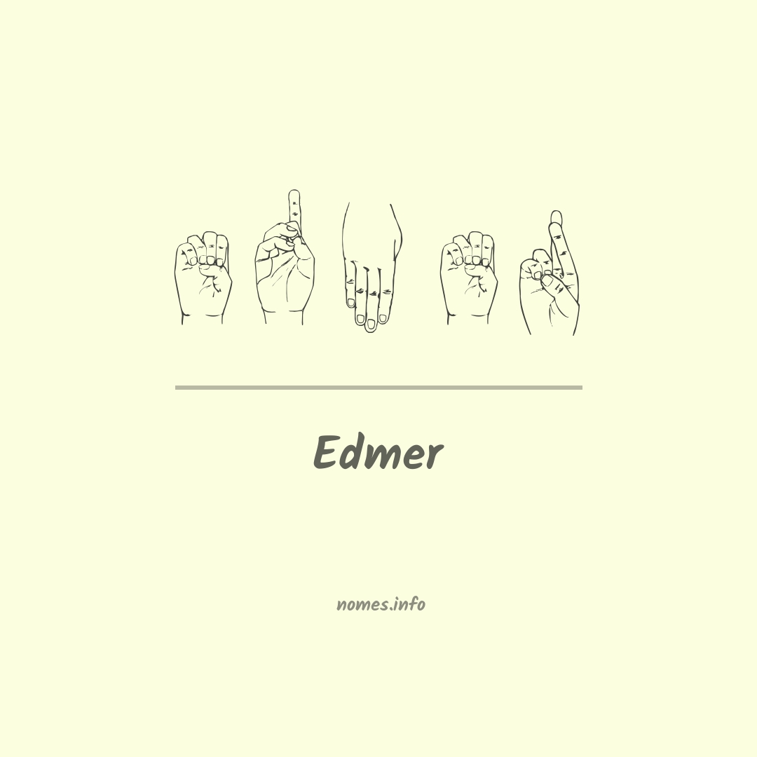 Edmer em Libras