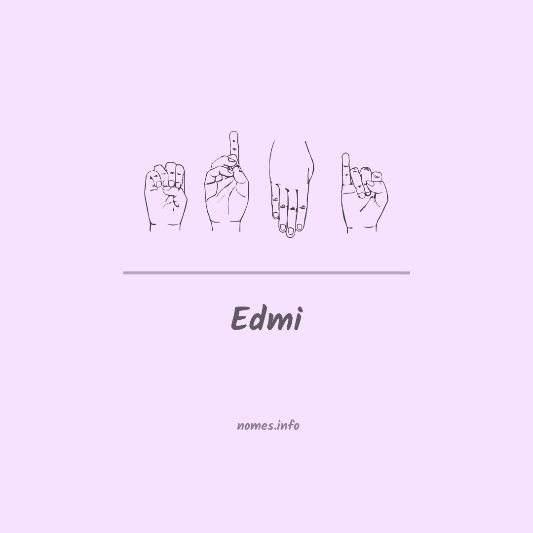 Edmi em Libras