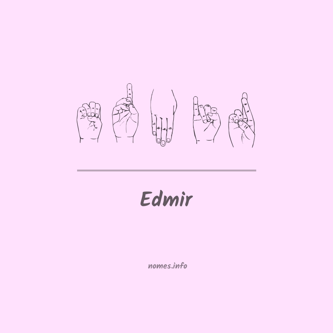 Edmir em Libras