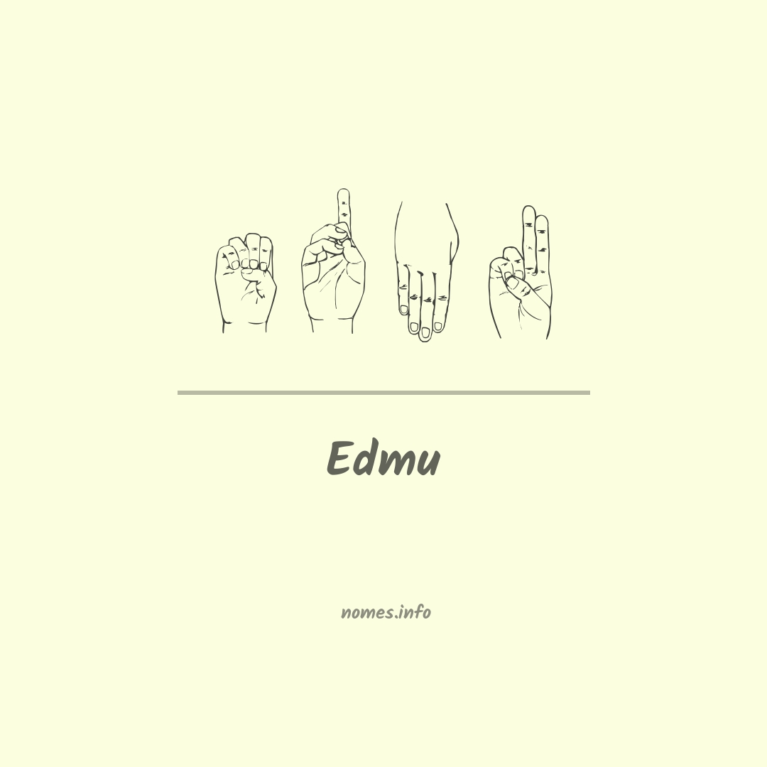 Edmu em Libras