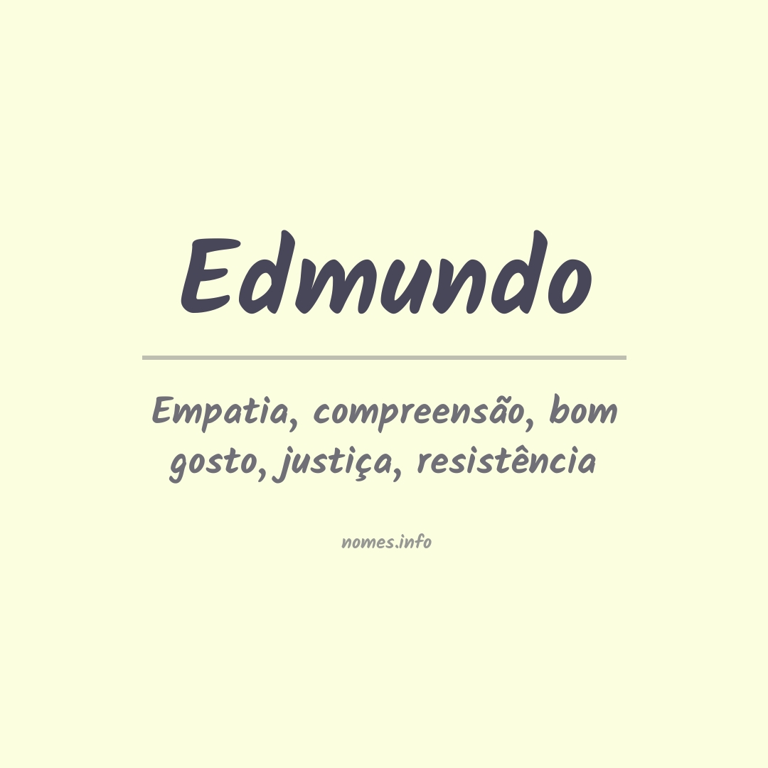 Significado do nome Edmundo