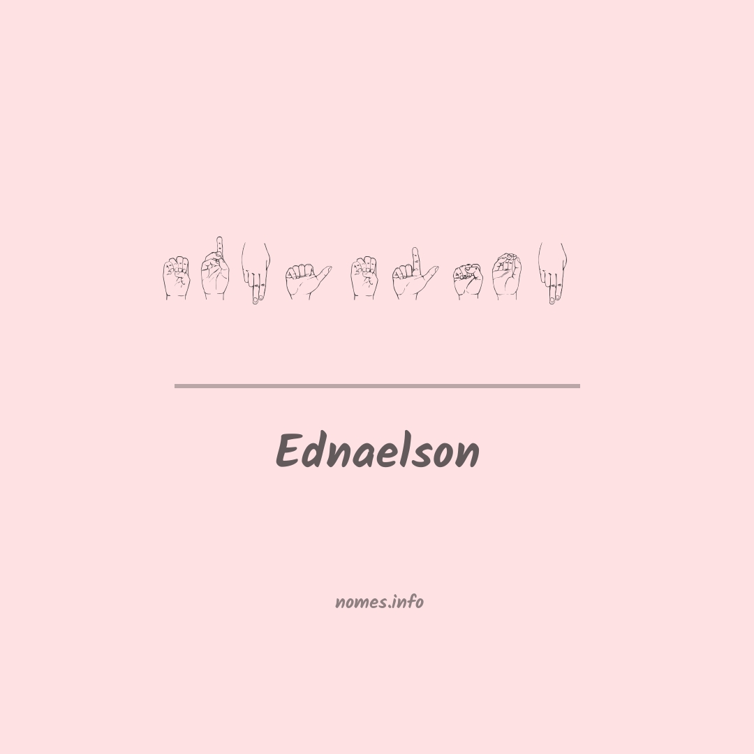 Ednaelson em Libras