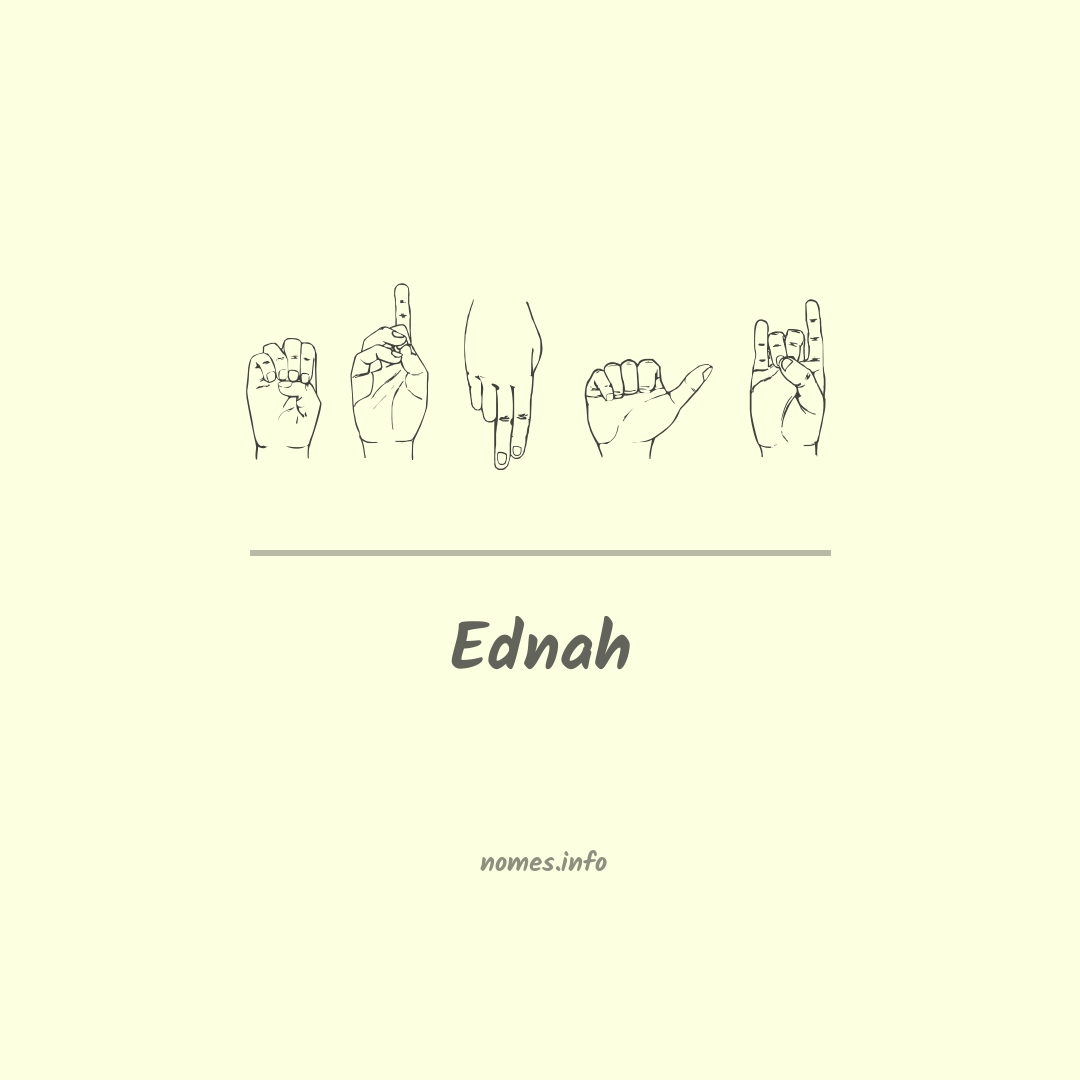 Ednah em Libras