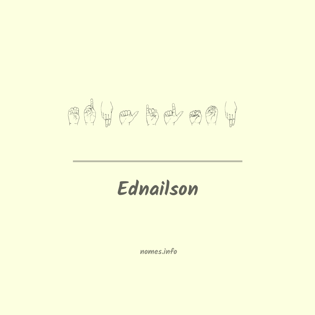 Ednailson em Libras