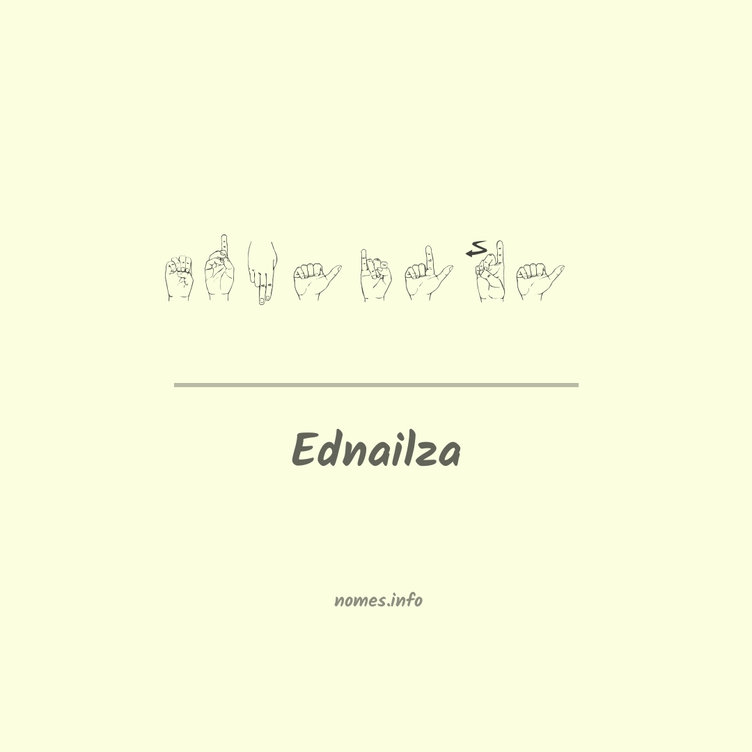 Ednailza em Libras