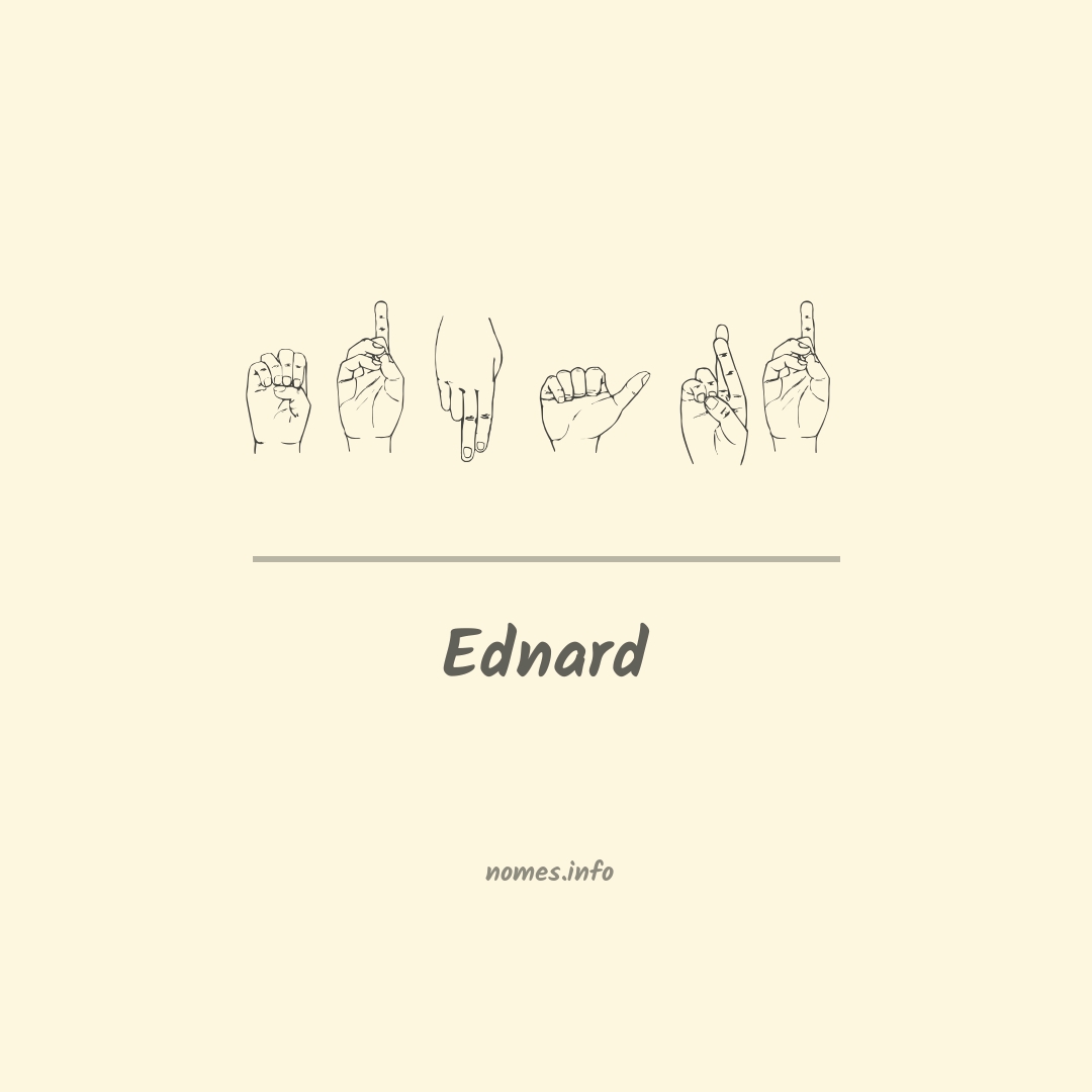 Ednard em Libras