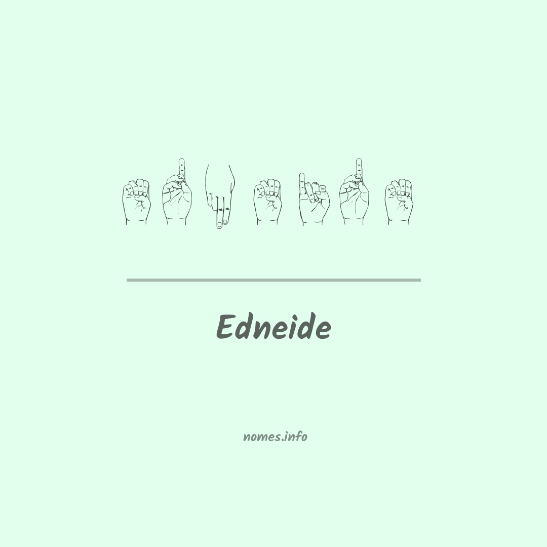 Edneide em Libras