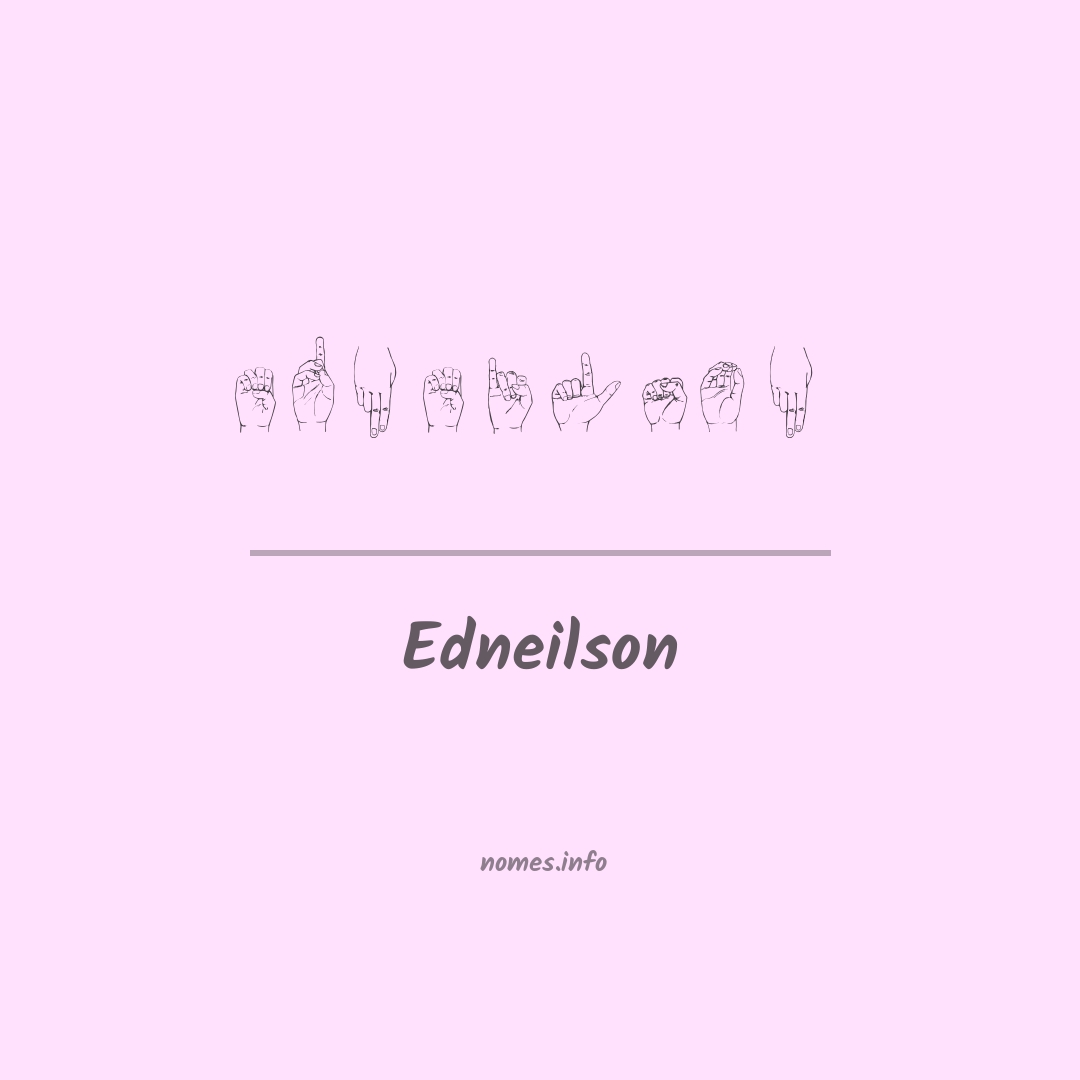 Edneilson em Libras