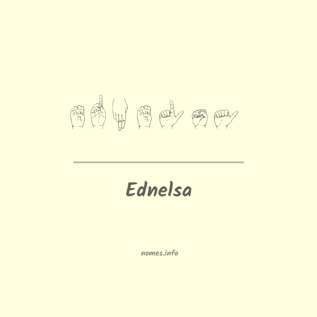 Ednelsa em Libras