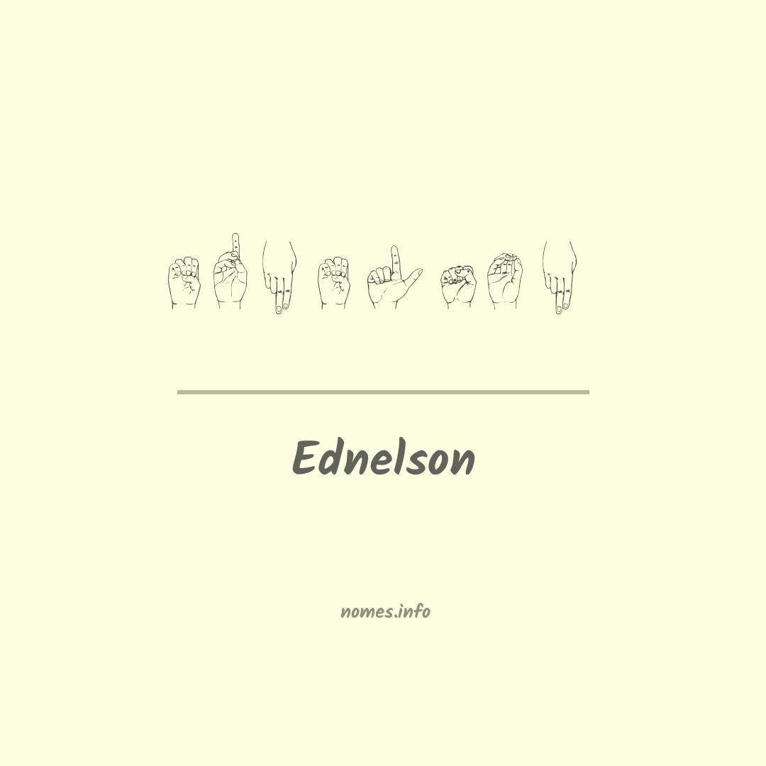 Ednelson em Libras