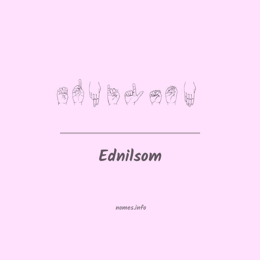 Ednilsom em Libras