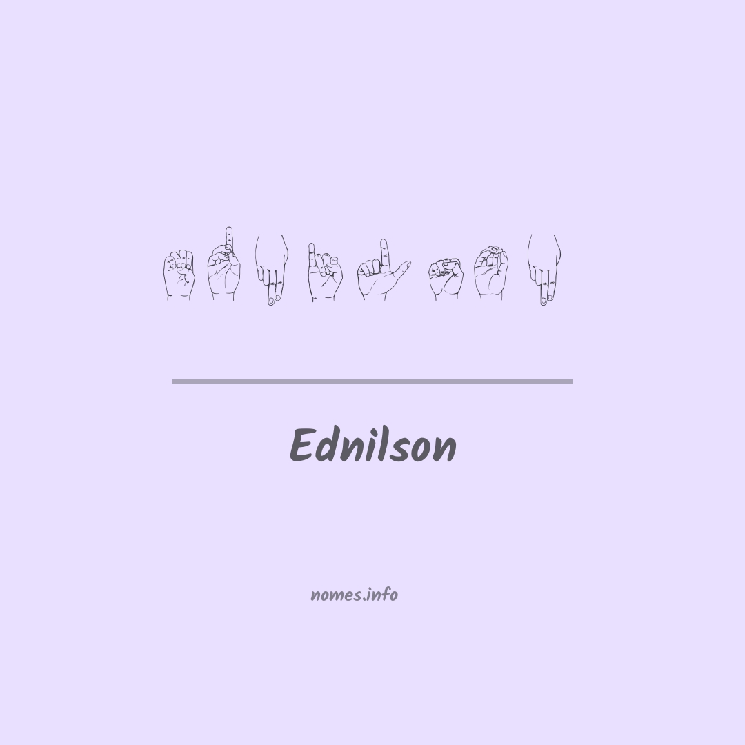 Ednilson em Libras