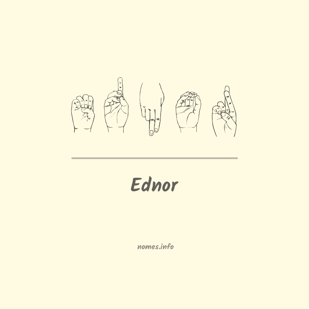 Ednor em Libras