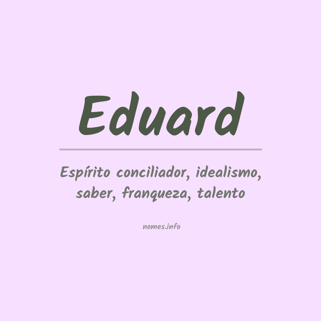 Significado do nome Eduard