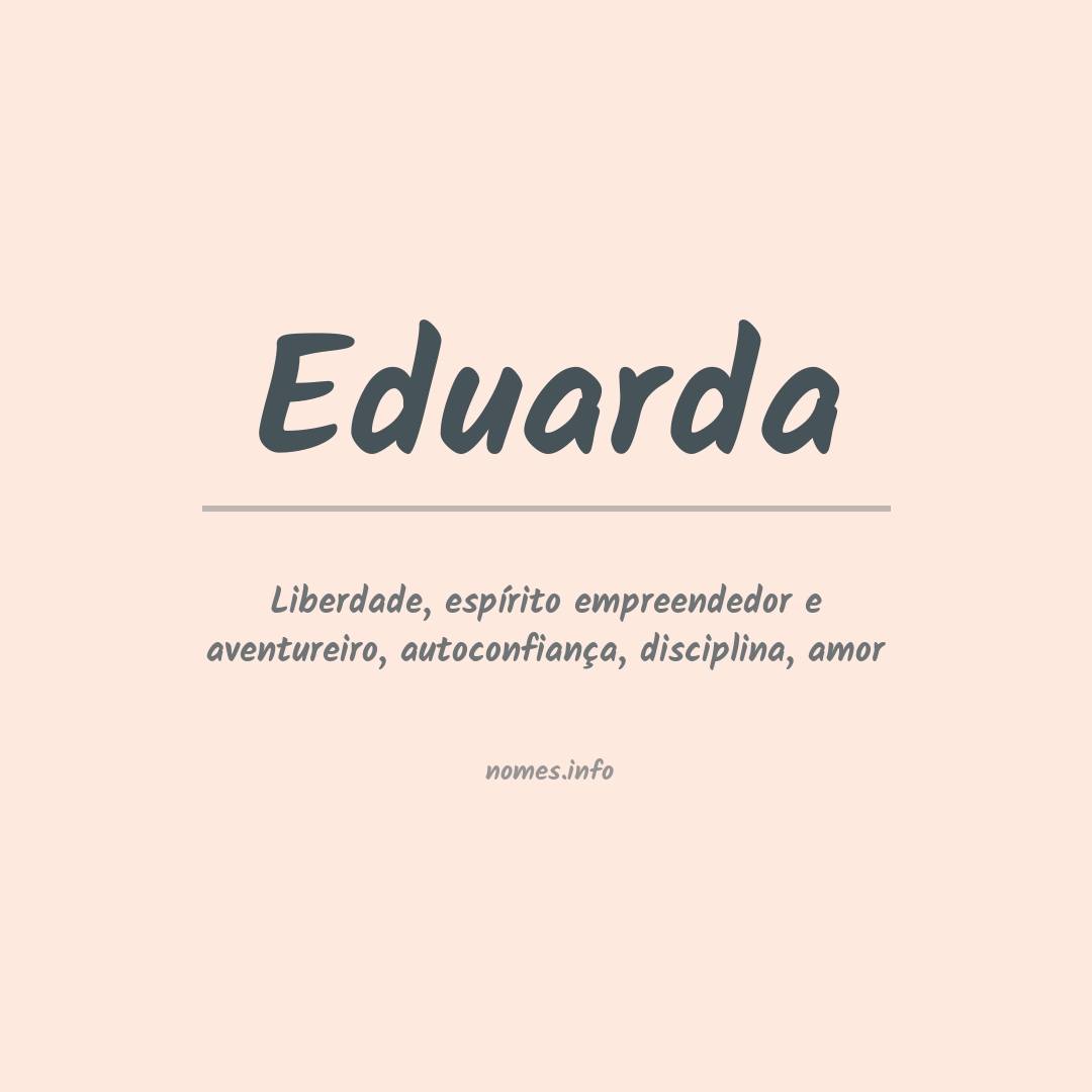 Significado do nome Eduarda