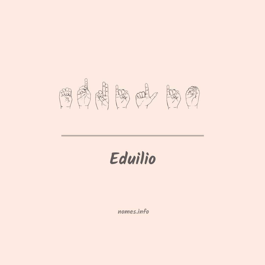 Eduilio em Libras