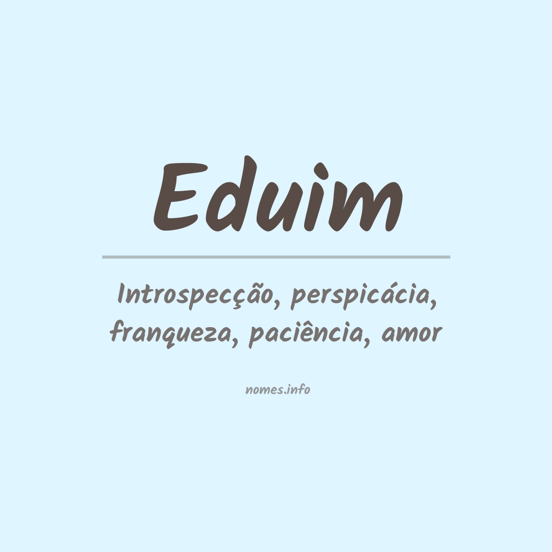 Significado do nome Eduim